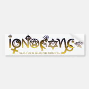 'IGNORANCE' BUMPER STICKER