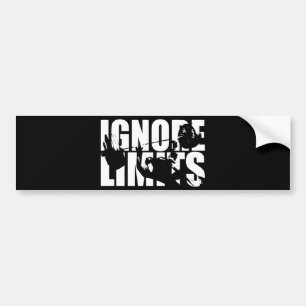 Ignore Limits - Bench Press - Workout Motivational Bumper Sticker