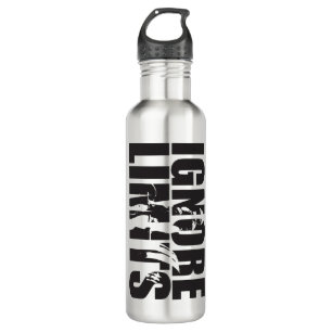 IGNORE LIMITS - Deadlift - Workout Motivational 710 Ml Water Bottle