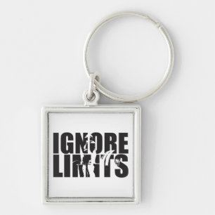 IGNORE LIMITS - Deadlift - Workout Motivational Key Ring