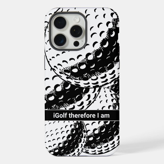 iGolf Abstract Funny Golf Humour iPhone Case (Back)