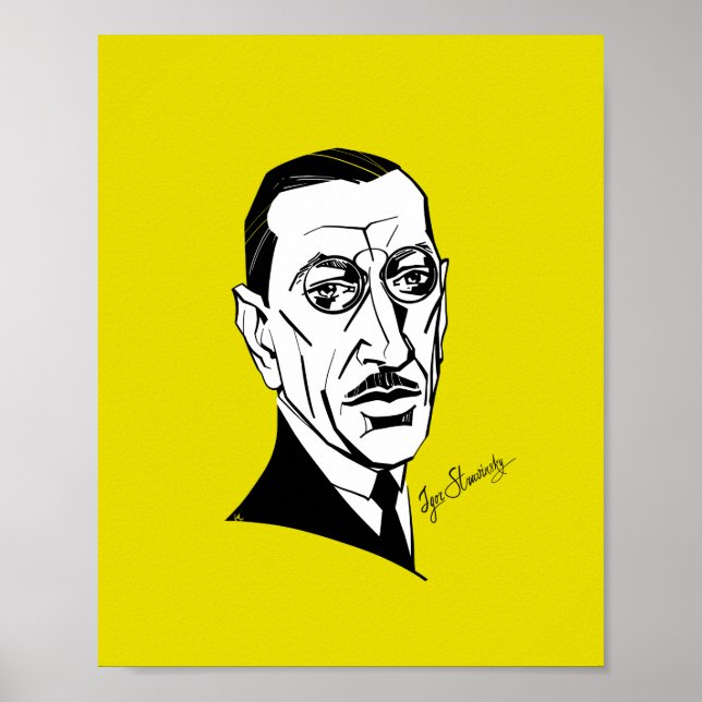 Igor Stravinsky Poster (Front)