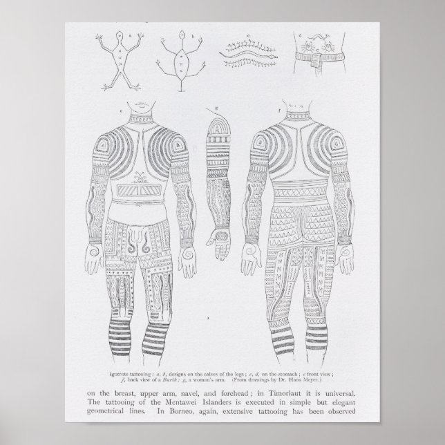 Igorrote tattooing poster (Front)