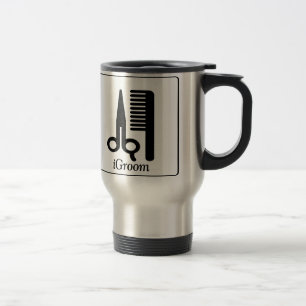 iGroom Mug with Stylised Dog image