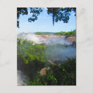 iguaçu falls argentina postcard