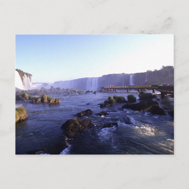 Iguacu Waterfalls, Brazil and Argentina Postcard (Front)