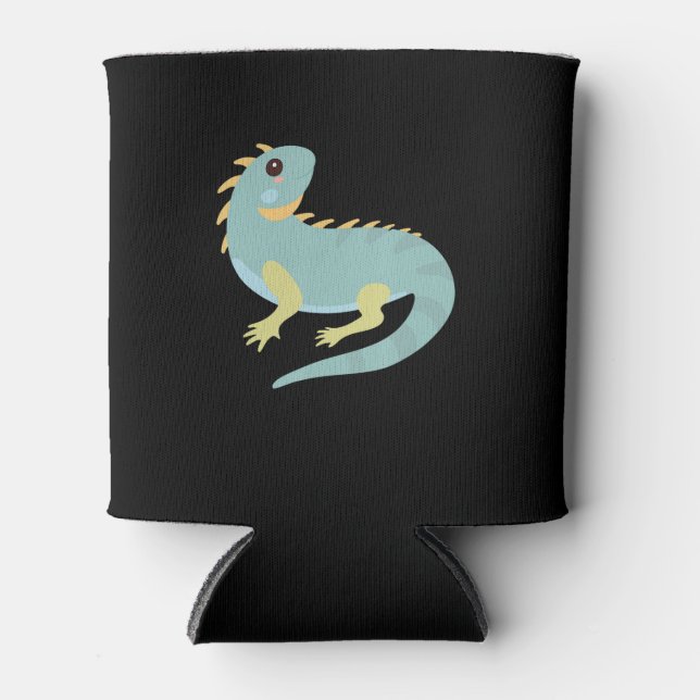 Iguana Animal - Iguana Gift Can Cooler (Front)