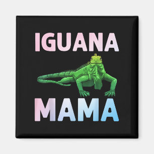 Iguana Art For Mum Girls Women Lizard Reptile Igua Magnet