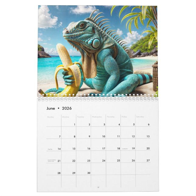 Iguana  calendar (Jun 2026)