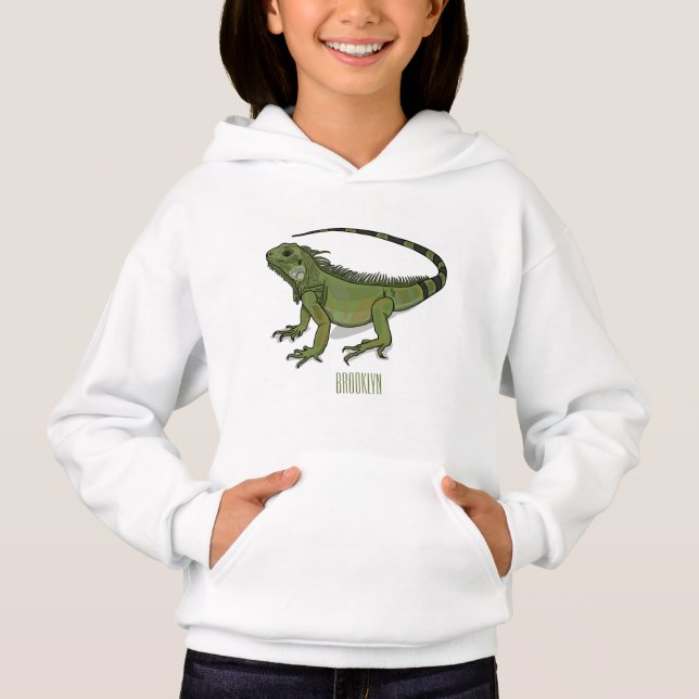 Iguana cartoon illustration  (Front)