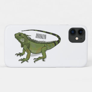 Iguana cartoon illustration Case-Mate iPhone case