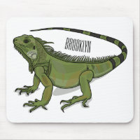 Iguana cartoon illustration