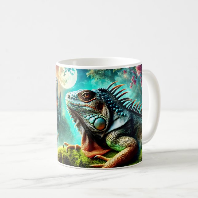 iguana coffee mug (Front Right)