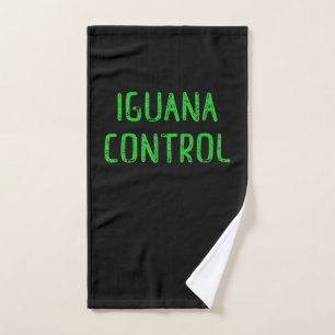 Iguana Control - Lover Pet Iguana Gift Hand Towel