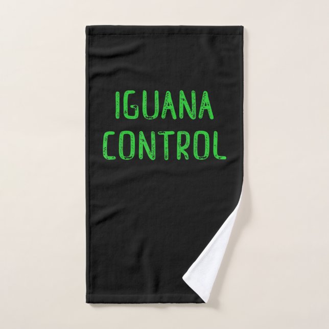 Iguana Control - Lover Pet Iguana Gift Hand Towel (Hand Towel)