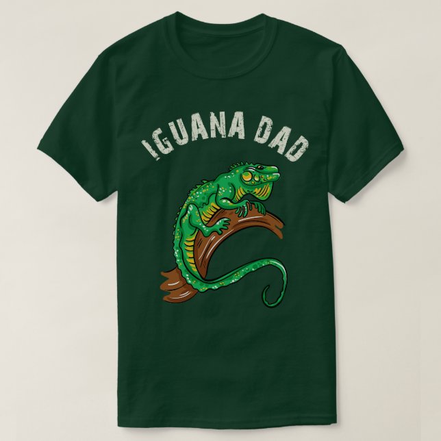 Iguana Dad T-Shirt (Design Front)