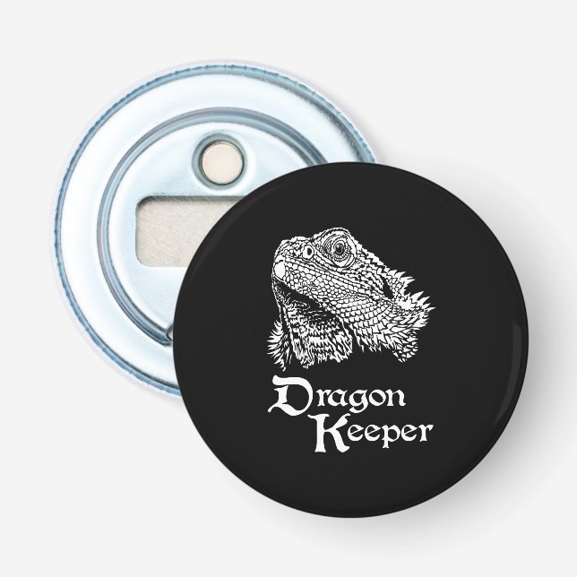 Iguana dragon keeper bottle opener (Front)