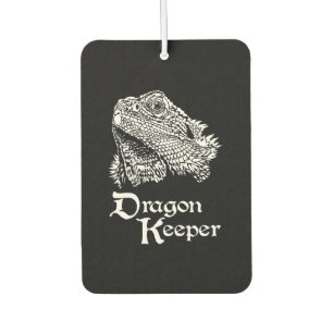 Iguana dragon keeper car air freshener