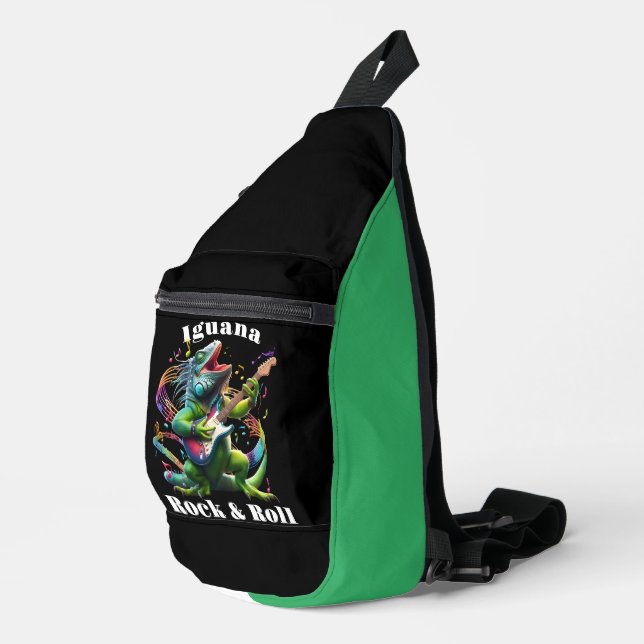 Iguana Dweller Rock & Roll Sling Bag (Right Corner)