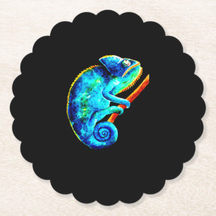 Iguana Facts Paper Coaster