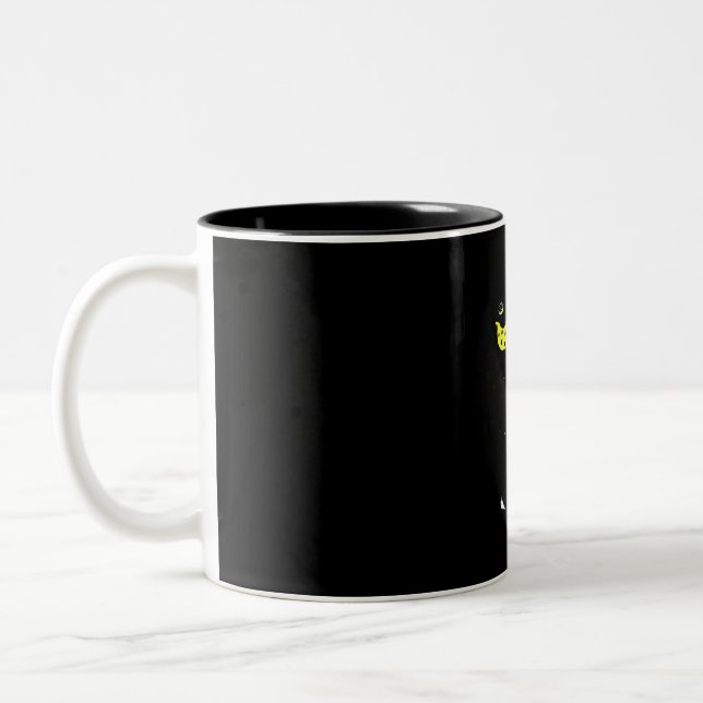 Iguana Facts Two-Tone Coffee Mug (Left)
