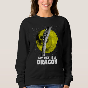 Iguana Green Bearded Dragon Reptile Lizard 2 Sweatshirt