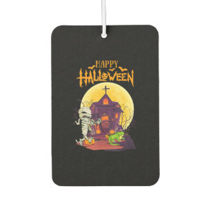 Iguana Halloween Costume Pumpkin Funny Dog Lover Car Air Freshener