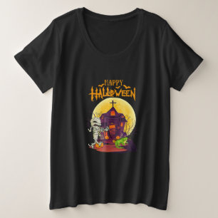Iguana Halloween Costume Pumpkin Funny Dog Lover Plus Size T-Shirt