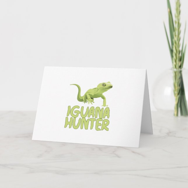 Iguana Hunter Card (Front)