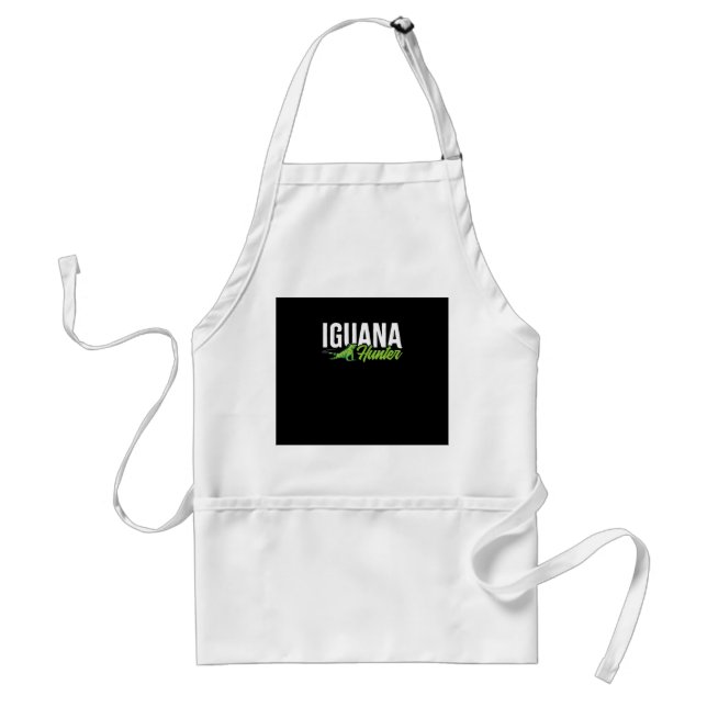 Iguana Hunter Herbivorous Lizard Sharp Eye Specie Standard Apron (Front)