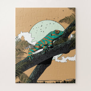Iguana in the Jungle Jigsaw Puzzle