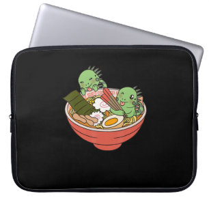 Iguana Kawaii Ramen Funny Pet Gift Laptop Sleeve