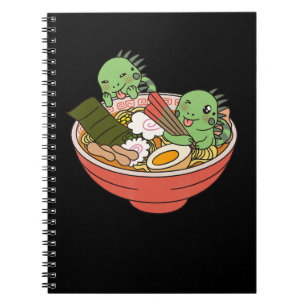Iguana Kawaii Ramen Funny Pet Gift Notebook