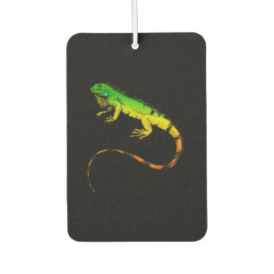 Iguana Lizard Beautiful Iguana Gift Car Air Freshener