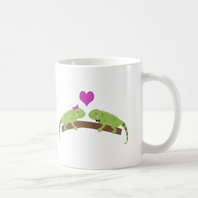 Iguana Love Coffee Mug (Right)