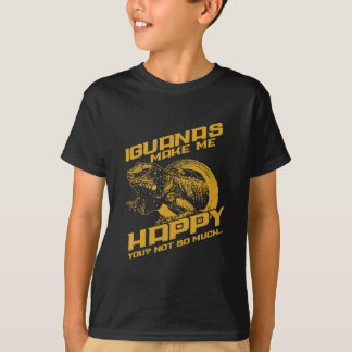 Iguana Make Me Happy Your Not So Much T-Shirt