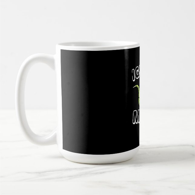 Iguana mama coffee mug (Left)