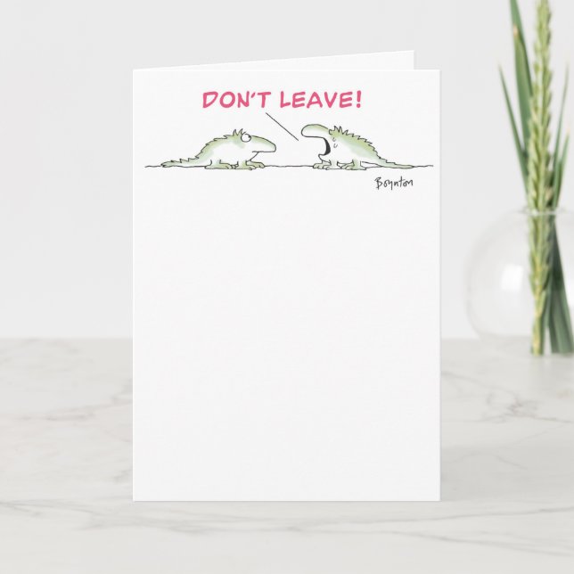 IGUANA MISS YOU CARD (Front)