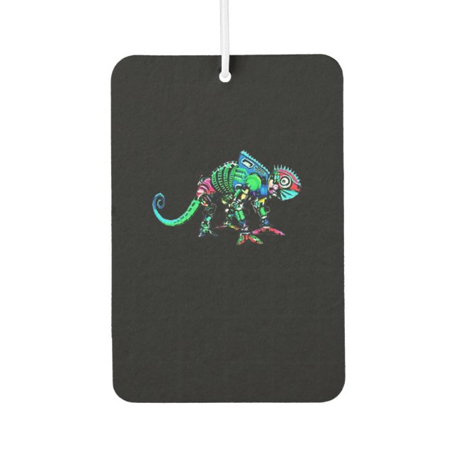 Iguana robot car air freshener (Front)