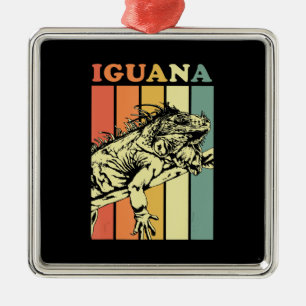 Iguana Vintage Gift Metal Tree Decoration