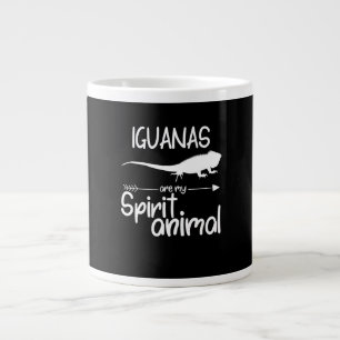 Iguanas Are My Spirit Animal Gift Men Women Lizar Large Coffee Mug