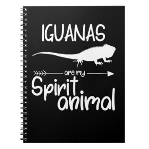 Iguanas Are My Spirit Animal Gift Men Women Lizar Notebook