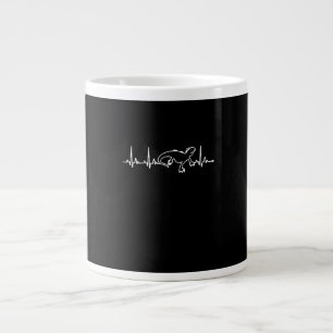 iguana's heartbeat large coffee mug