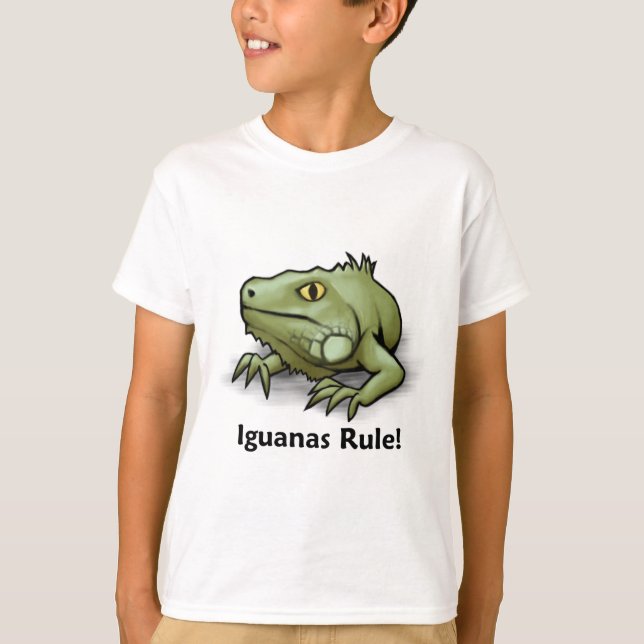 Iguanas Rule! T-Shirt (Front)