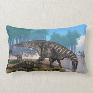 Iguanodon dinosaurs lumbar cushion