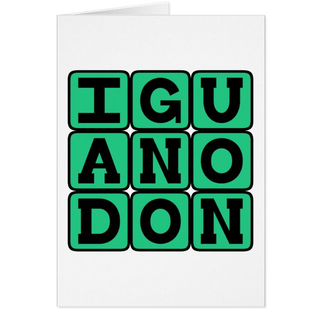 Iguanodon, Ornithopod Dinosaur (Front)