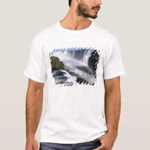 Iguassu Falls, Parana State, Brazil. Aerial view T-Shirt
