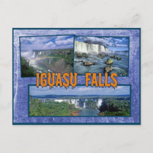 Iguasu falls Brazil Postcard