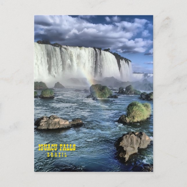 Iguasu falls Brazil Postcard (Front)