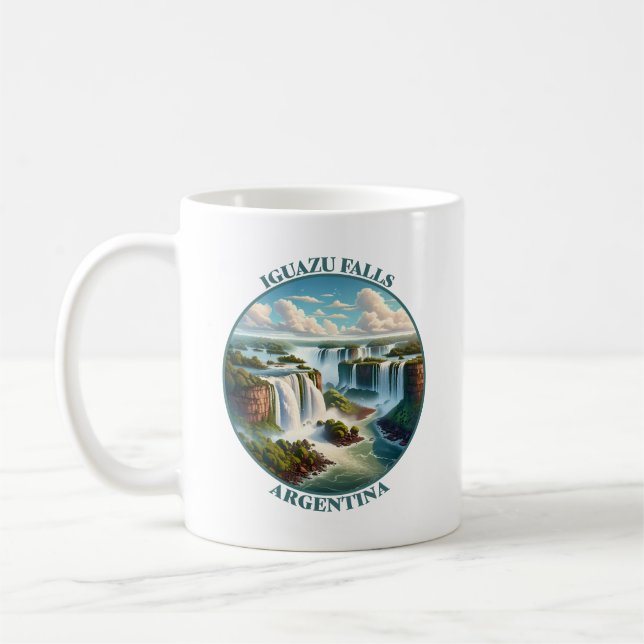 Iguazu Falls Argentina Coffee Mug (Left)